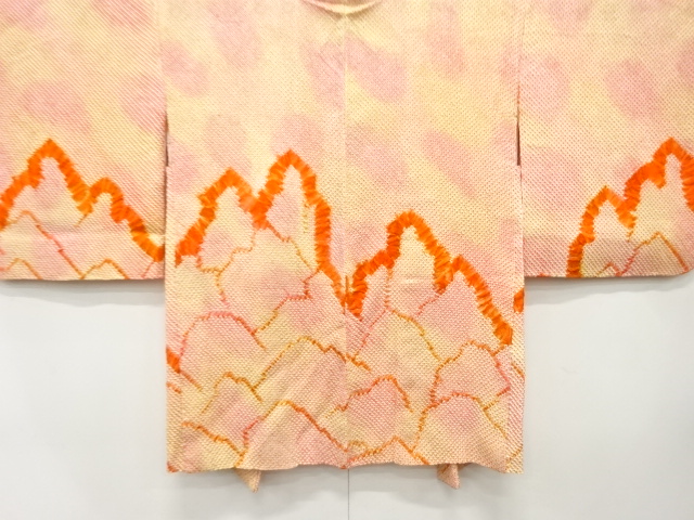 JAPANESE HAORI / UNUSED / ALL SHIBORI / MOUNTAINS